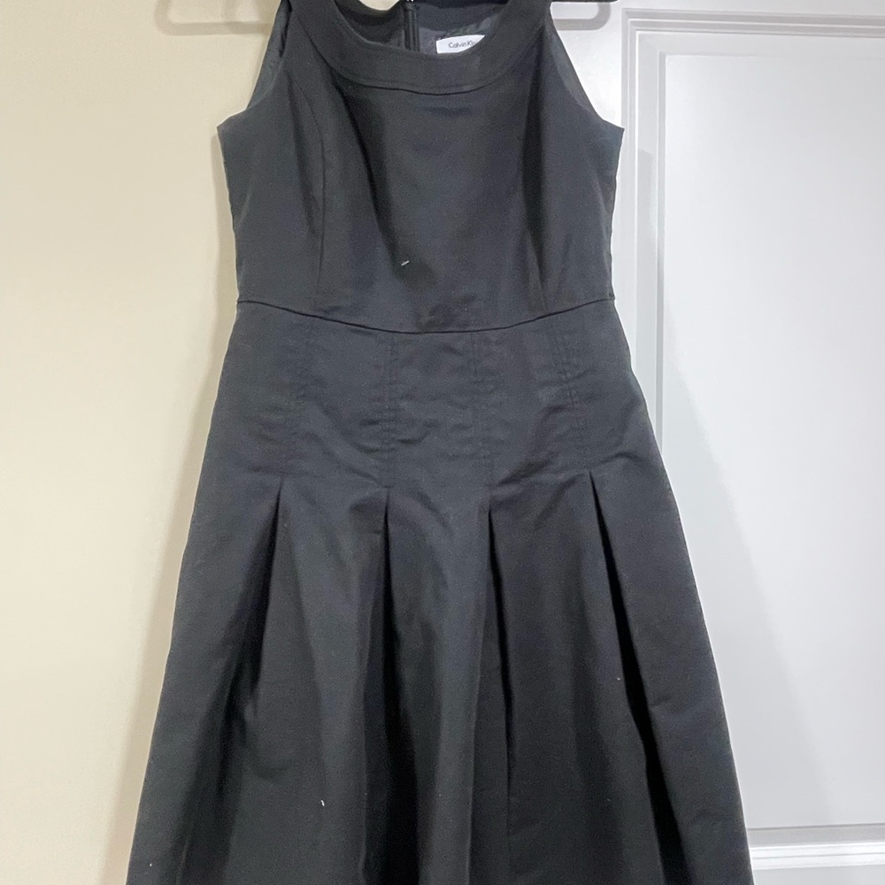 Calvin Klein Black Midi Dress